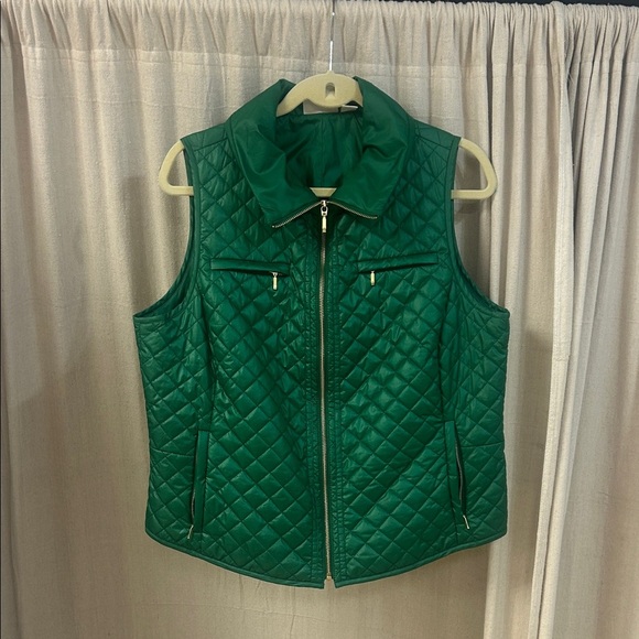 Zenergy by Chico's Jackets & Blazers - Emerald Quilted Women's Vest - Zenergy by Chicos